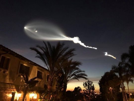 Click to enlarge SpaceX launch