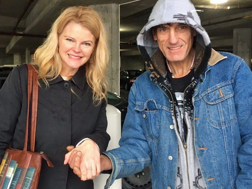 Trinda Gajek, left, and Raymond Ahlstrom