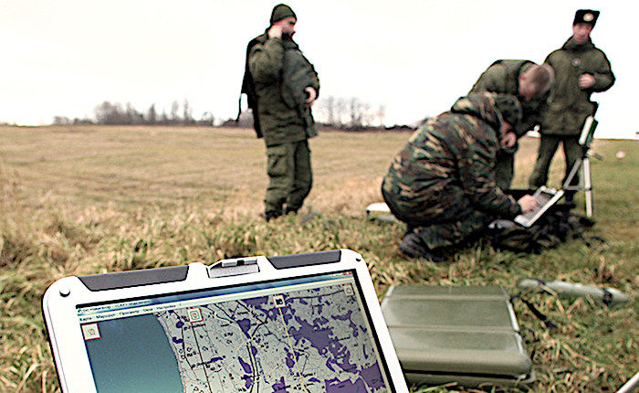 Click to enlarge Russians computers in field