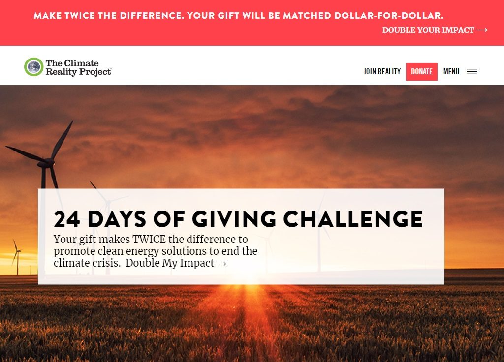 Donate Climate Reality