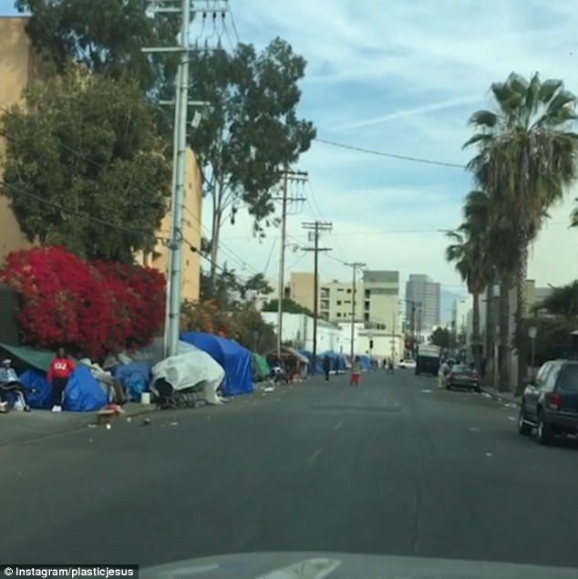 Skid Row Christmas in LA