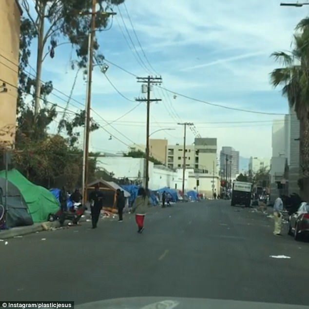 Skid Row Christmas in LA