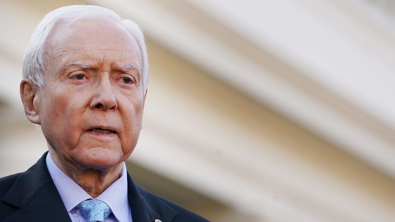 Click to enlarge Senate Finance Committee Chairman Orrin Hatch