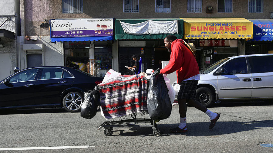 Click to enlarge Homeless man in San Francisco