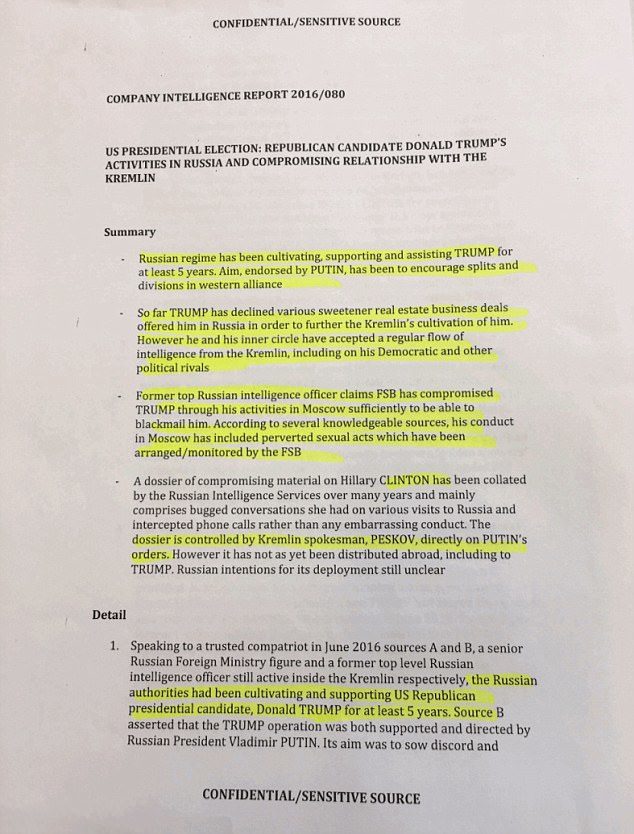 Click to enlarge Trump dossier