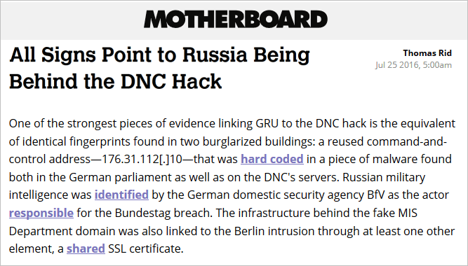 Click to enlarge Motherboard article DNC hack