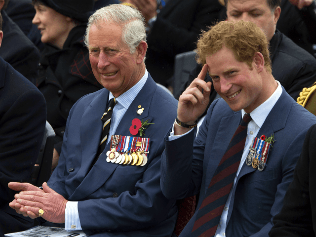 Click to enlarge Prince Charles and Prince Harry