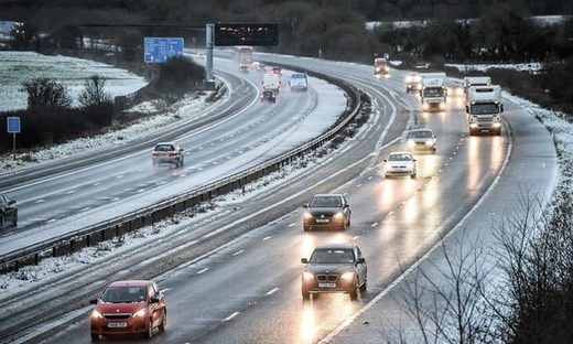 Click to enlarge Snow M Gloucestershire December 2017