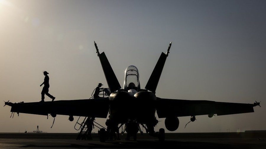 F/A-18A Hornet, engaged in the mission against Islamic State