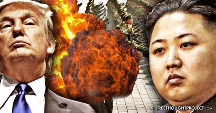 Click to enlarge Trump Kim war