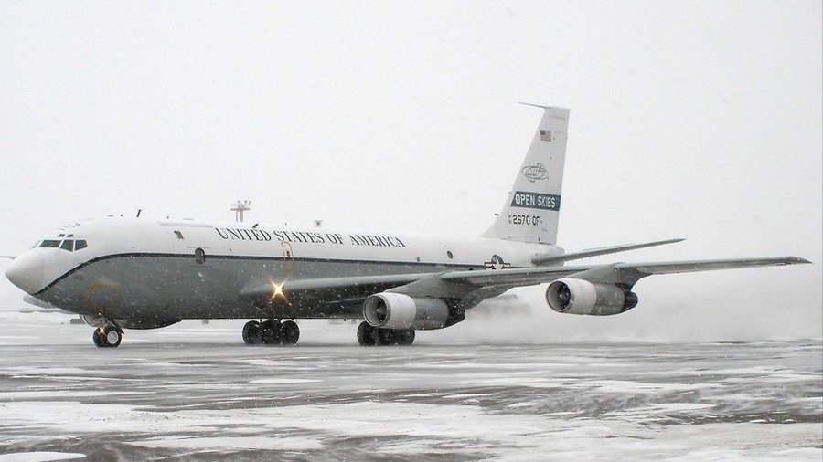 A USAF Boeing OC-135B Open Skies.