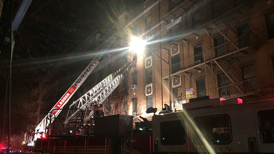 Apartment fire Bronx December 2017