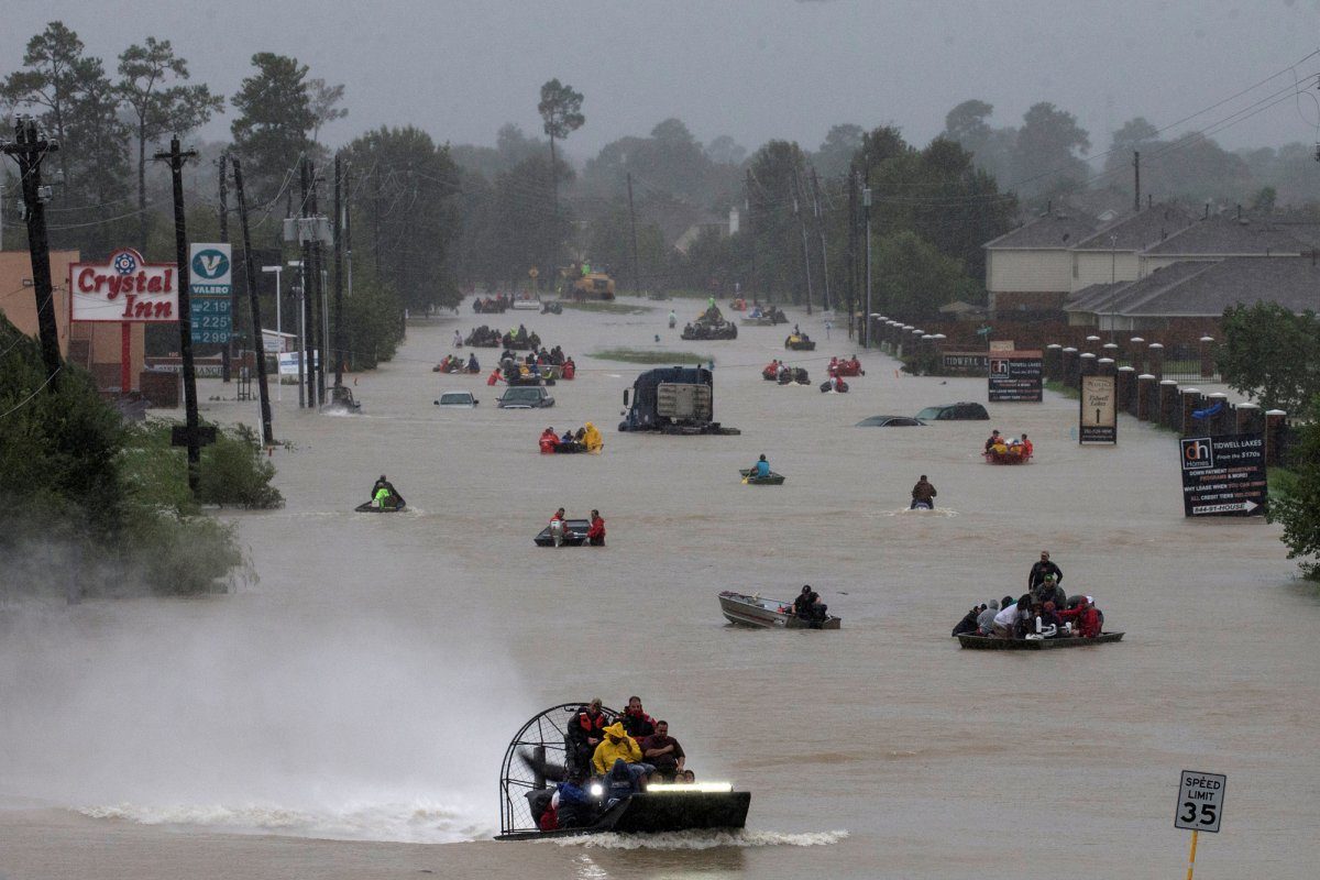 Click to enlarge Hurricane Harvey floods