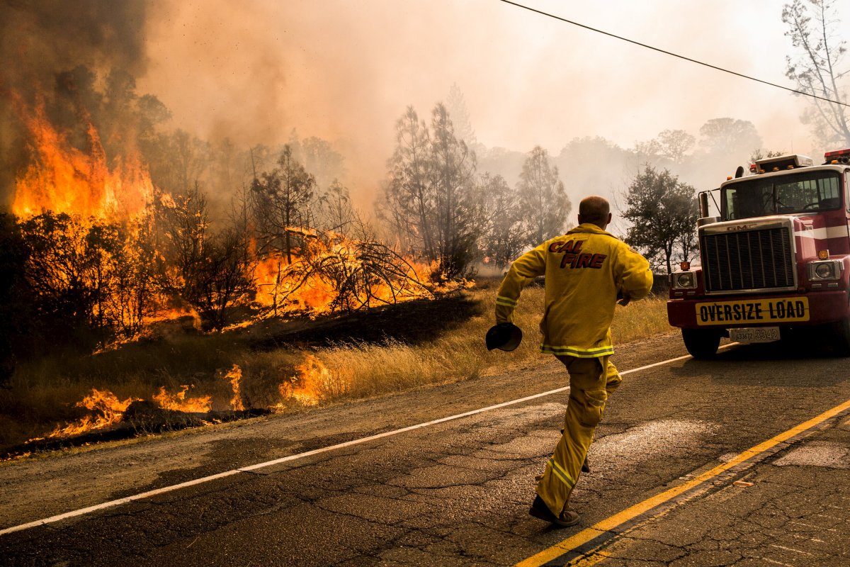 Click to enlarge California wildfires