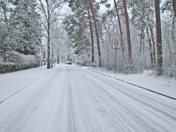 winter snowy street