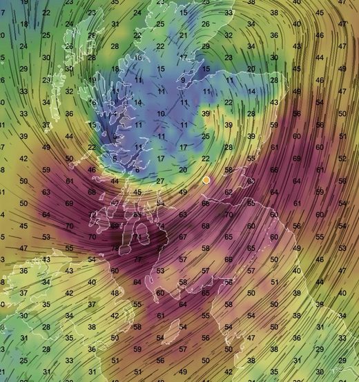 storm dyland meteo