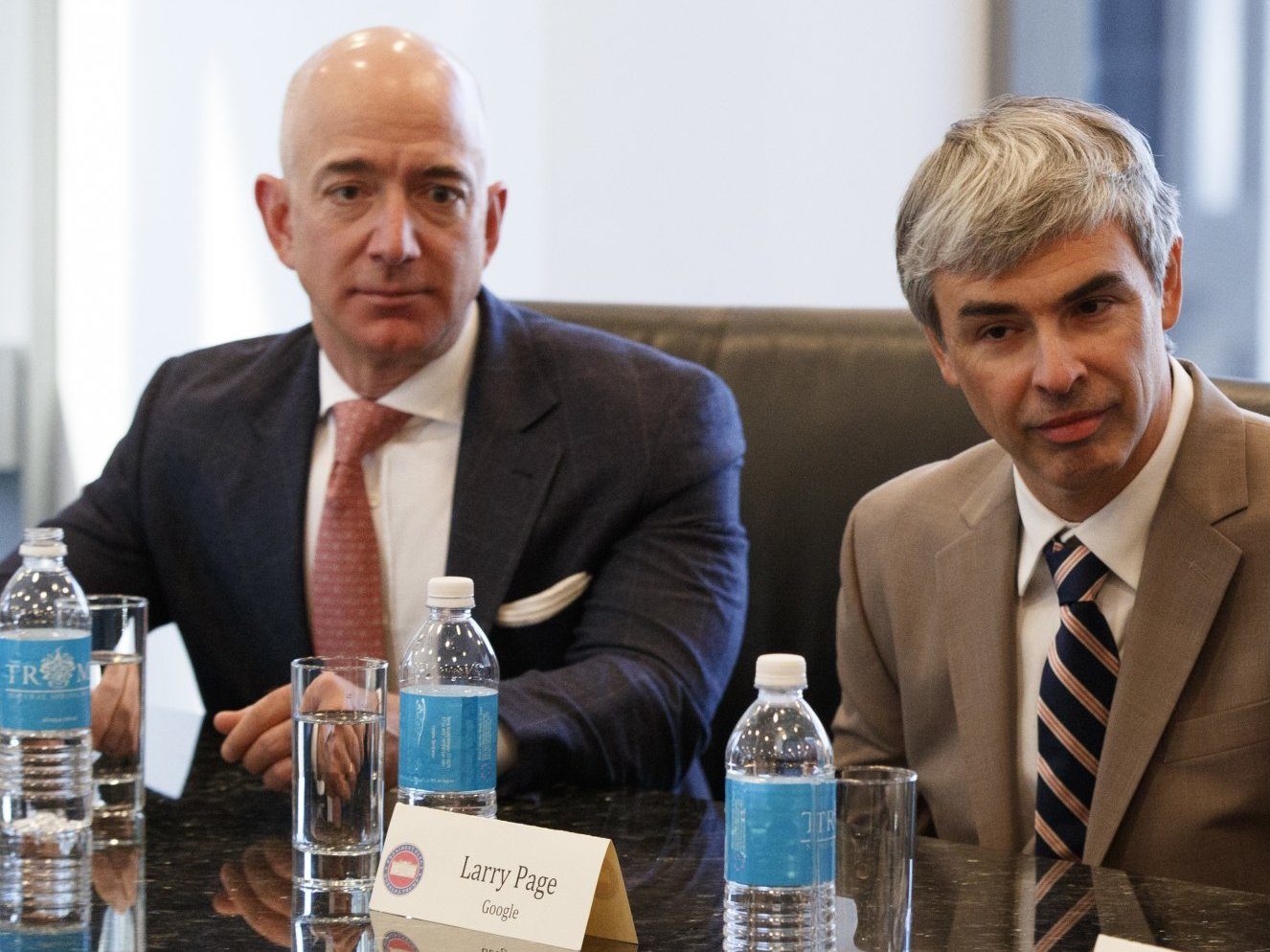 Click to enlarge Bezos Larry Page