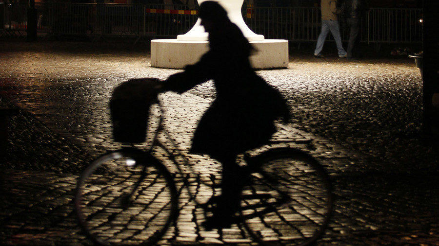 Click to enlarge woman on bike