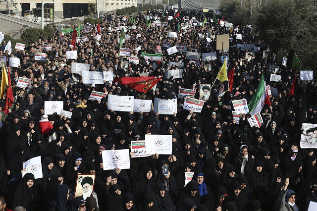 iran counter protest