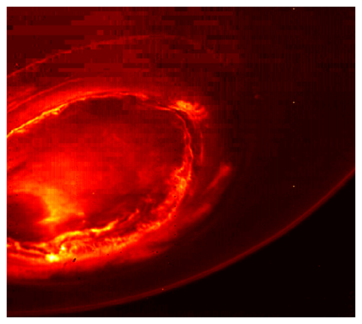 Click to enlarge JUpiter's Southern Aurora