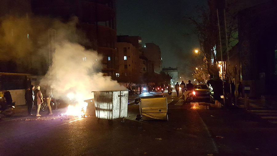 Click to enlarge Tehran Iran protests Dec 2017