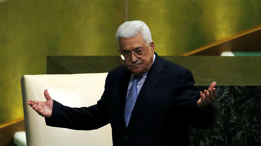 Click to enlarge Palestinian President Mahmoud Abbas