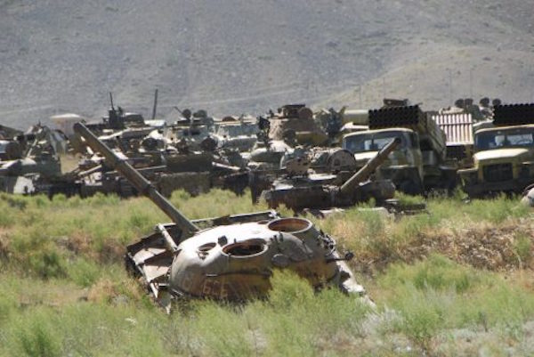 Click to enlarge Afghanistan Soviet Tanks Cemetery