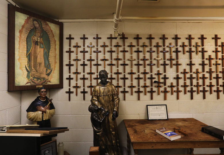 The chapel at Saint Martin de Porres shelter