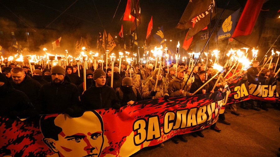 Bandera  march nazi Ukraine