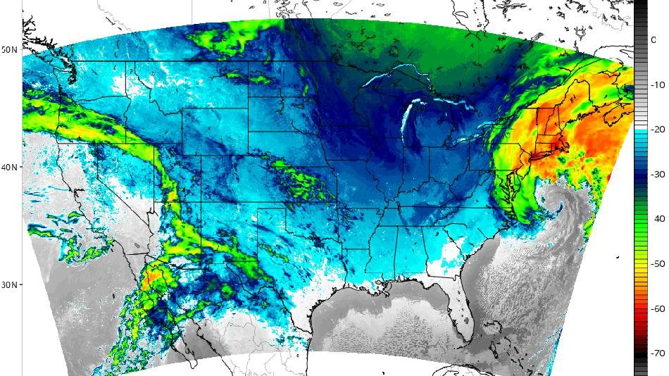 cold wave north America 2018