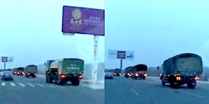 Chinese military transport