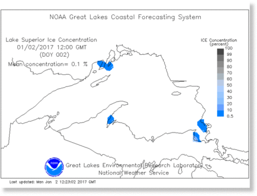 Lake Superior – 2 Jan 2017