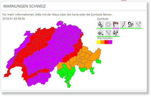 map Switzerland