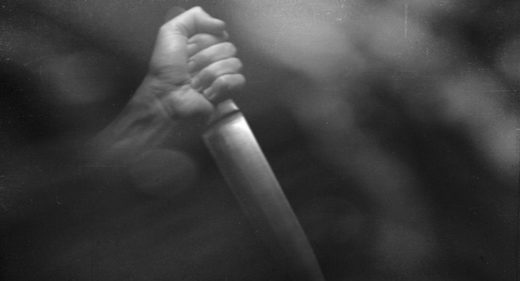 holding knife