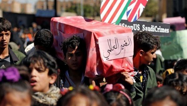 Yemen protest Saudi-led war