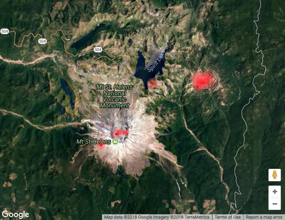 Click to enlarge Mount St. Helens 2
