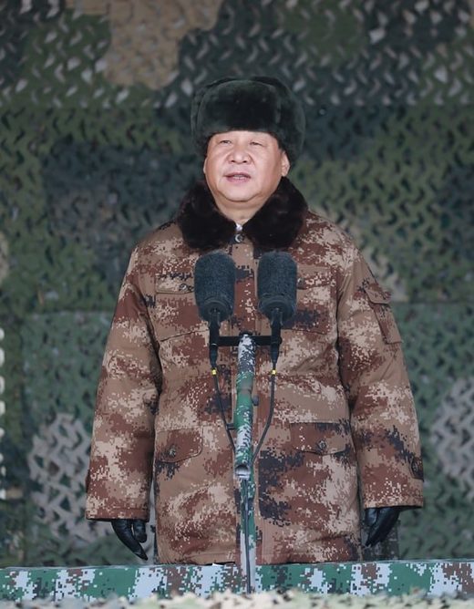 At China's military parade Xi Jinping tells army not to fear death