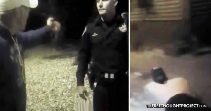 cop shoots dog