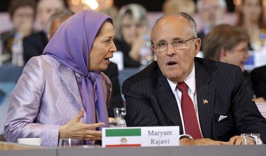 Click to enlarge Maryam Rajavi Rudolf Giuliani