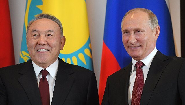 Click to enlarge Putin Nazarbayev