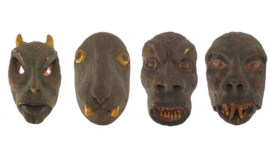 Click to enlarge Scary masks