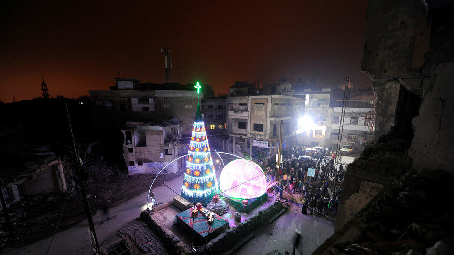 homs syria christmas