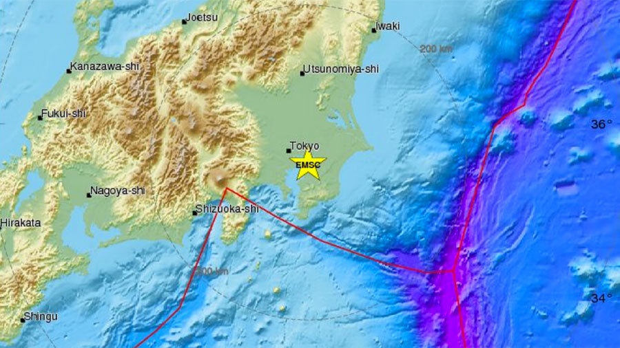 Tokyo earthquake