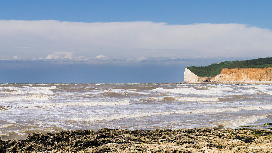 Click to enlarge Seven Sisters cliffs