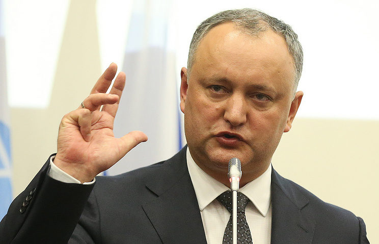 Moldovan President Igor Dodon