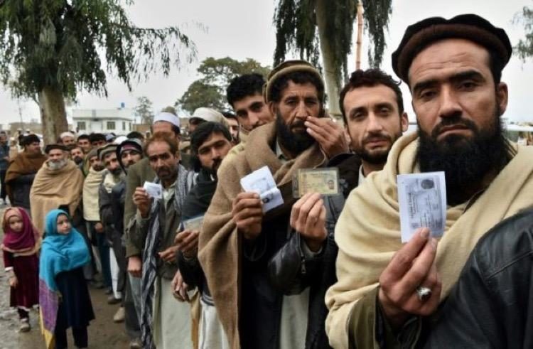 Click to enlarge Afghan refugees