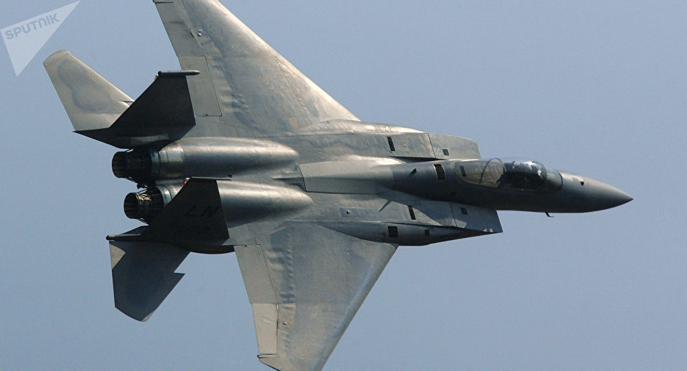 American F-15 fighter jet