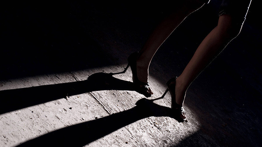woman in high heels