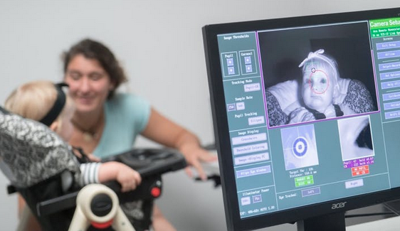 Click to enlarge baby eye tracking