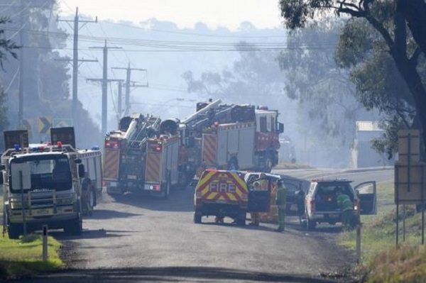 australian fire crews